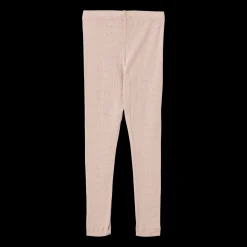 Agi Leggings I Ull Och Silke Pale Lilac