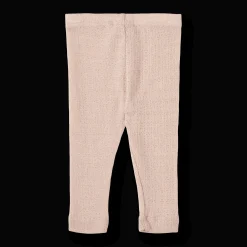 Agi Leggings I Ull Och Silke Pale Lilac
