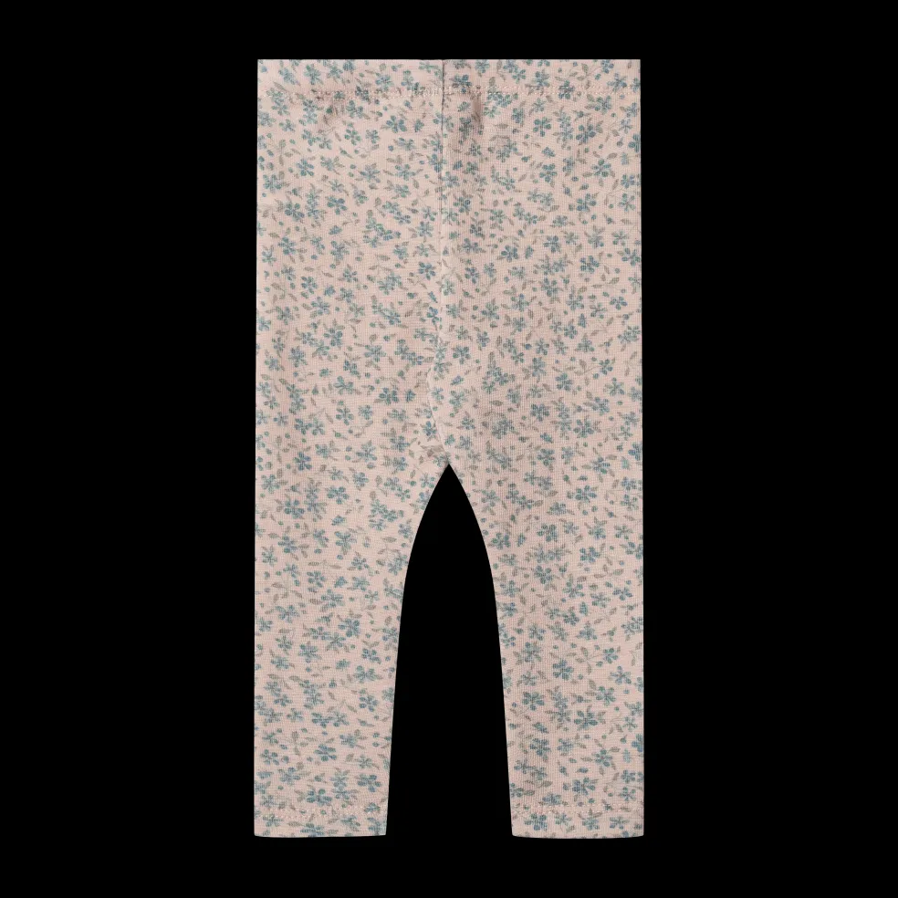 Agi Ullleggings Blue Flowers