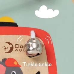 Aktivitetsbräda Brandbil Röd