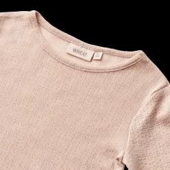 Alli Långärmad T-shirt I Ull Och Silke Pale Lilac