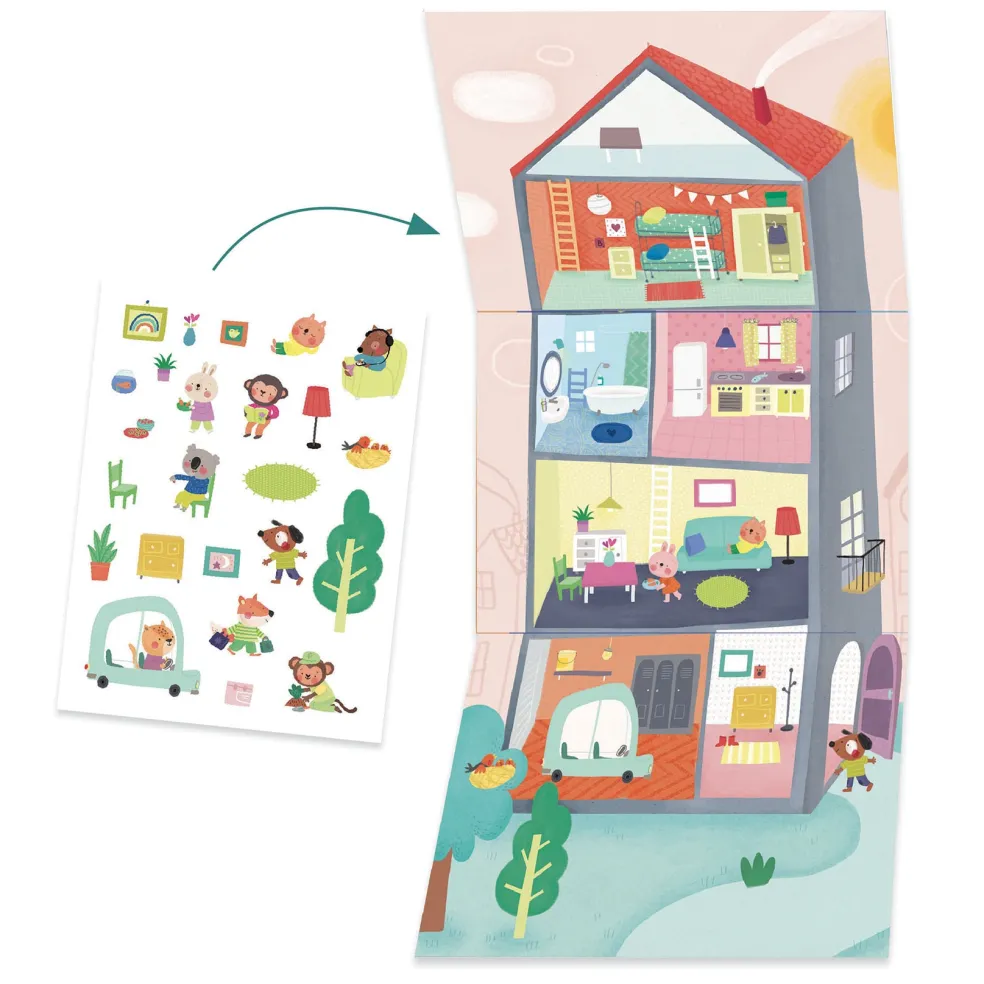 Animal Houses Pysselset Med 6 Aktiviteter