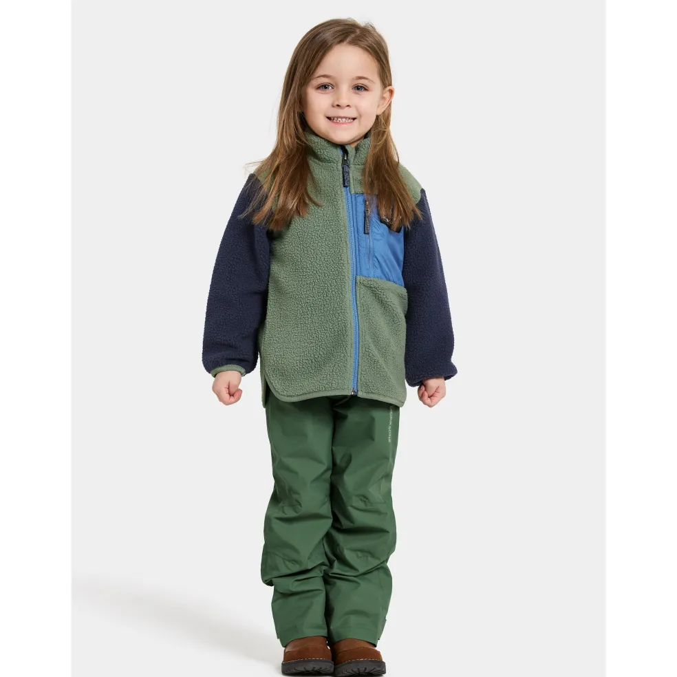 Anten Kids Jumper Med Hel Dragkedja Light Moss