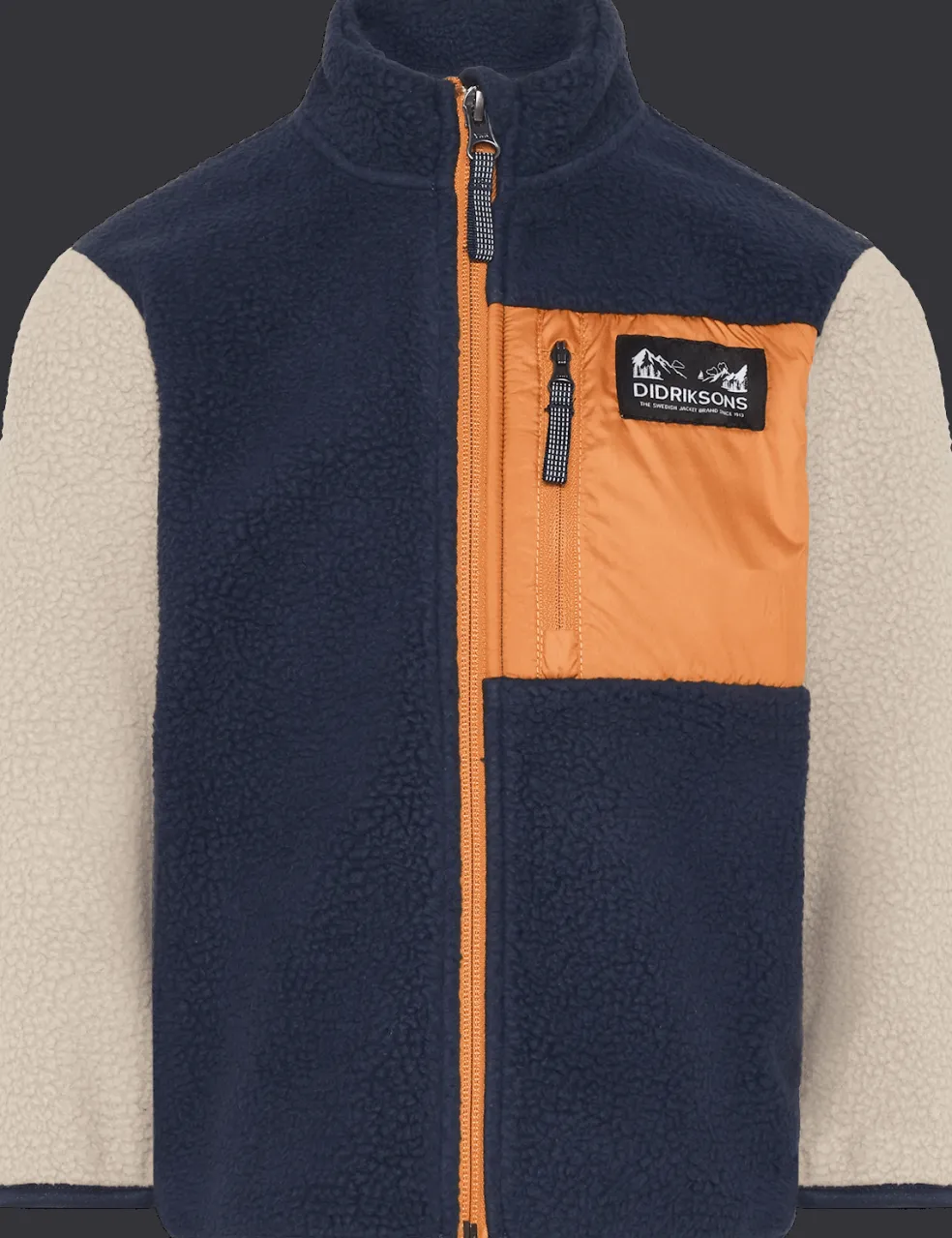 Anten Kids Jumper Med Hel Dragkedja Navy