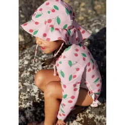 Antibes Mönstrad Baddräkt Med Hallon Woody Rose