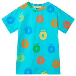 Apples T-shirt Blue Atoll