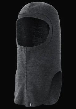 Aurora Balaklava I Ull Black Melange