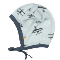 Babyhatt I Ett Lager Ull Light Blue