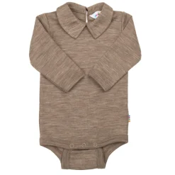 Baby I Ull Body Med Krage Beige Melange
