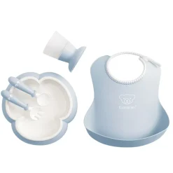 Baby Middags Set Blekblå