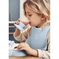 Baby Middags Set Blekblå