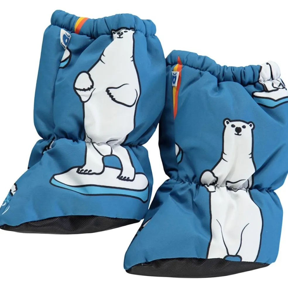 Baby Tossor Polar Bears Solid Blue