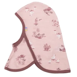 Balaklava I Ett Lager Av Ull Light Pink