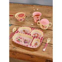 Barnservis Presentask Pink