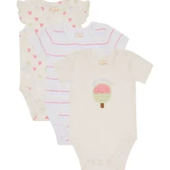Bella 3-pack Baby Body White