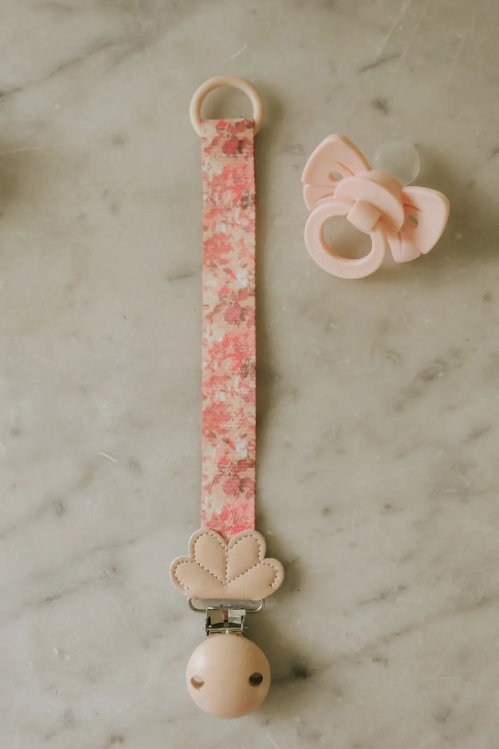 Binky Bow Napp Misty Pink