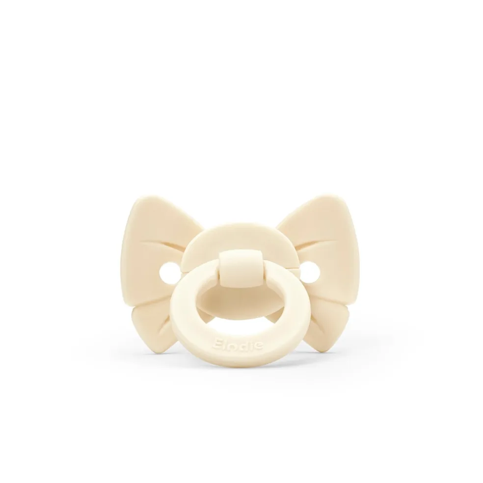 Binky Bow Napp Oat White