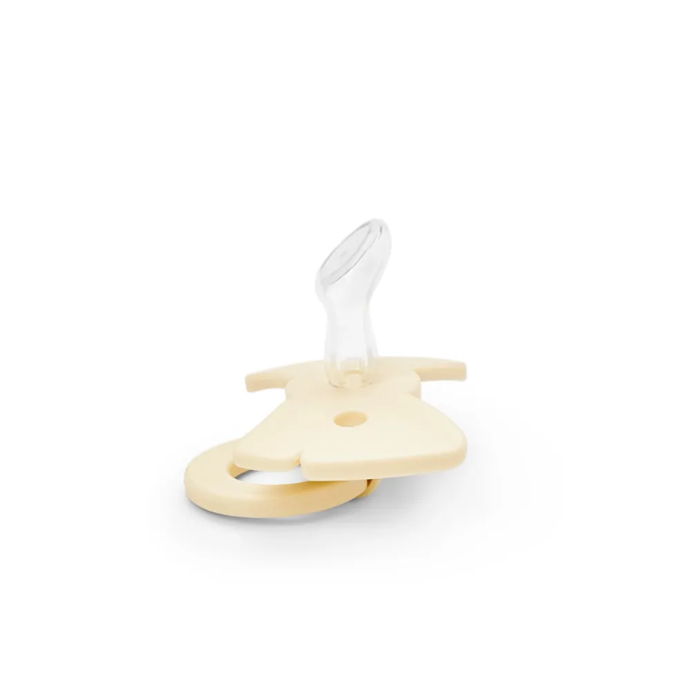 Binky Bow Napp Oat White