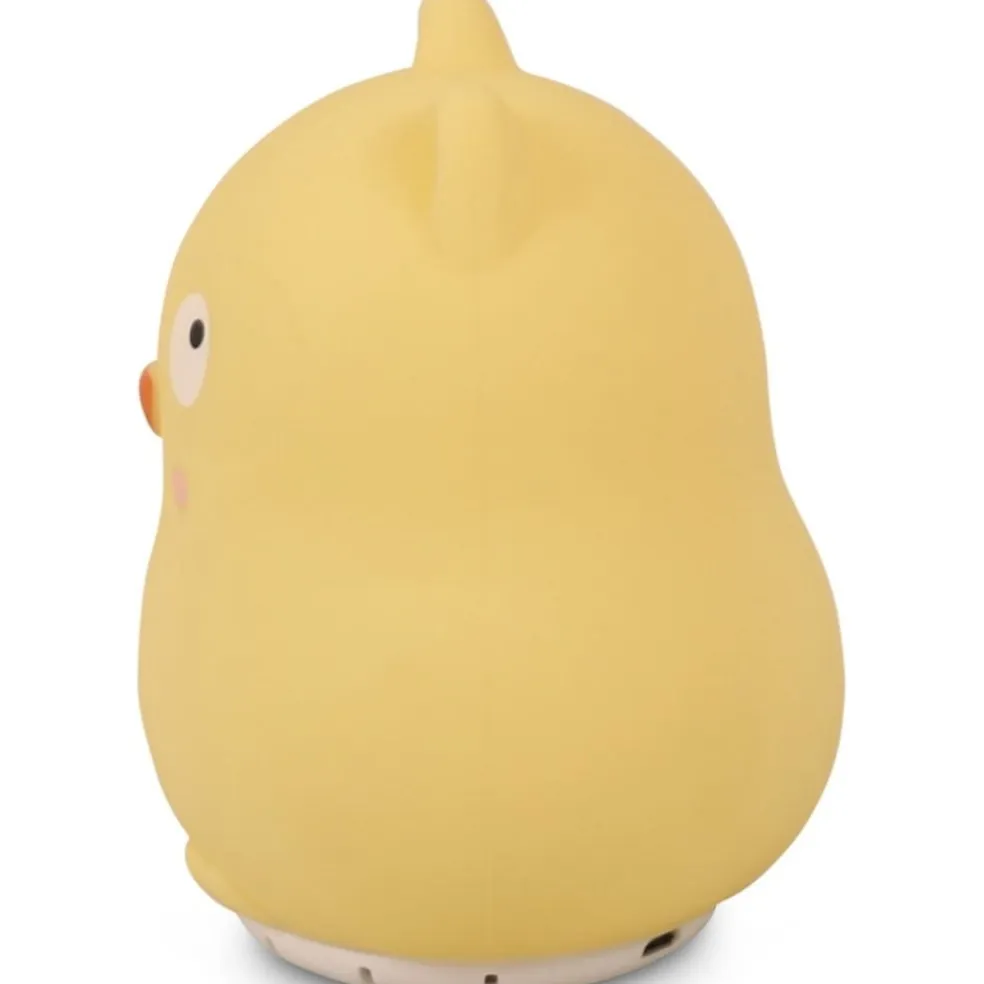 Birk the Bird Nattlampa Med Högtalare Gul
