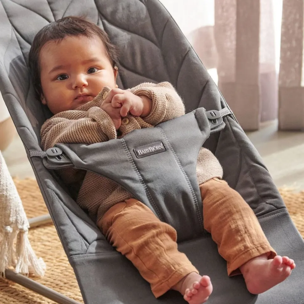 Bliss Petal Quilt Babysitter Anthracite