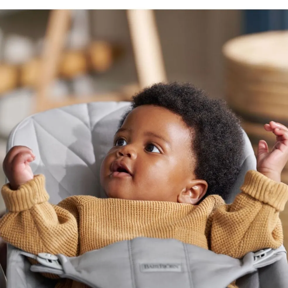 Bliss Petal Quilt Babysitter Ljusgrå