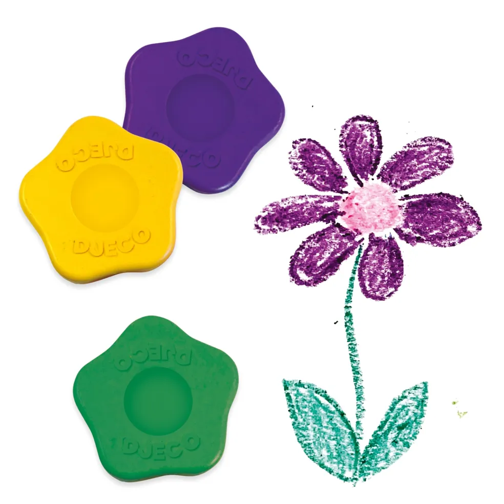 12 Blomkritor För Småbarn
