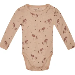 Bocel Mönstrad Baby Body Rose Cloud