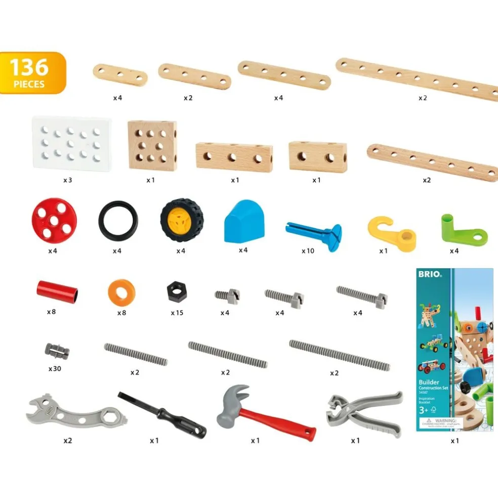 BRIO Builder - 34587 Construction Set Kloss Blue