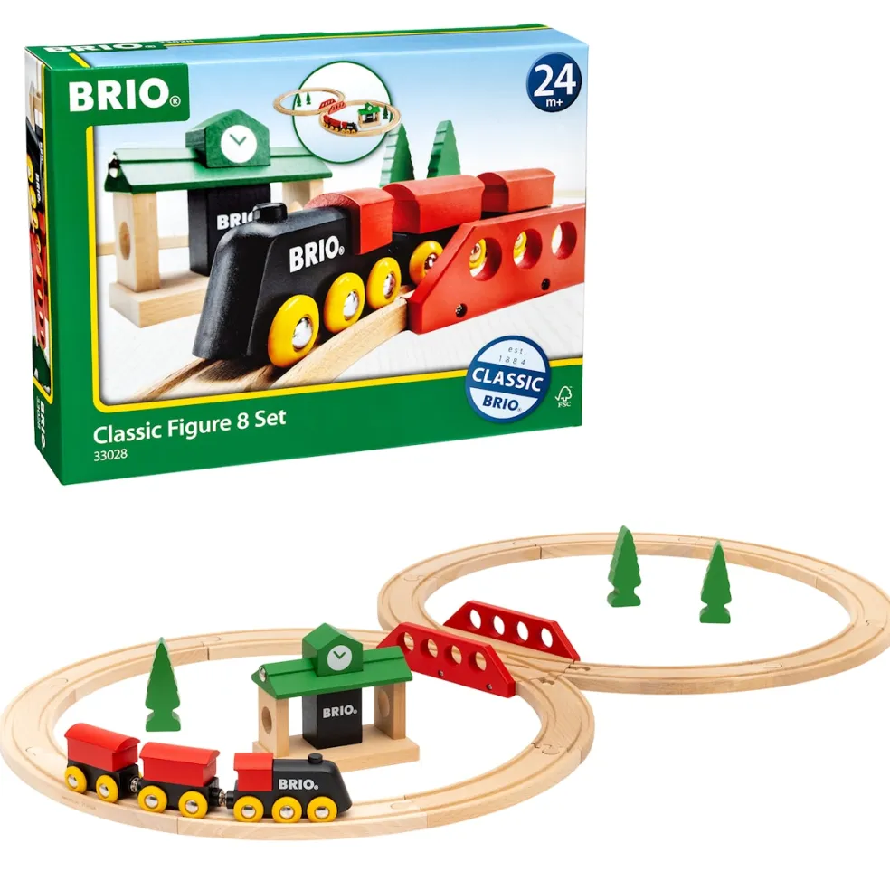 BRIO® Classic 33028 - Classic Figure 8 Tågset