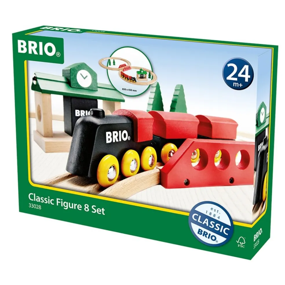 BRIO® Classic 33028 - Classic Figure 8 Tågset