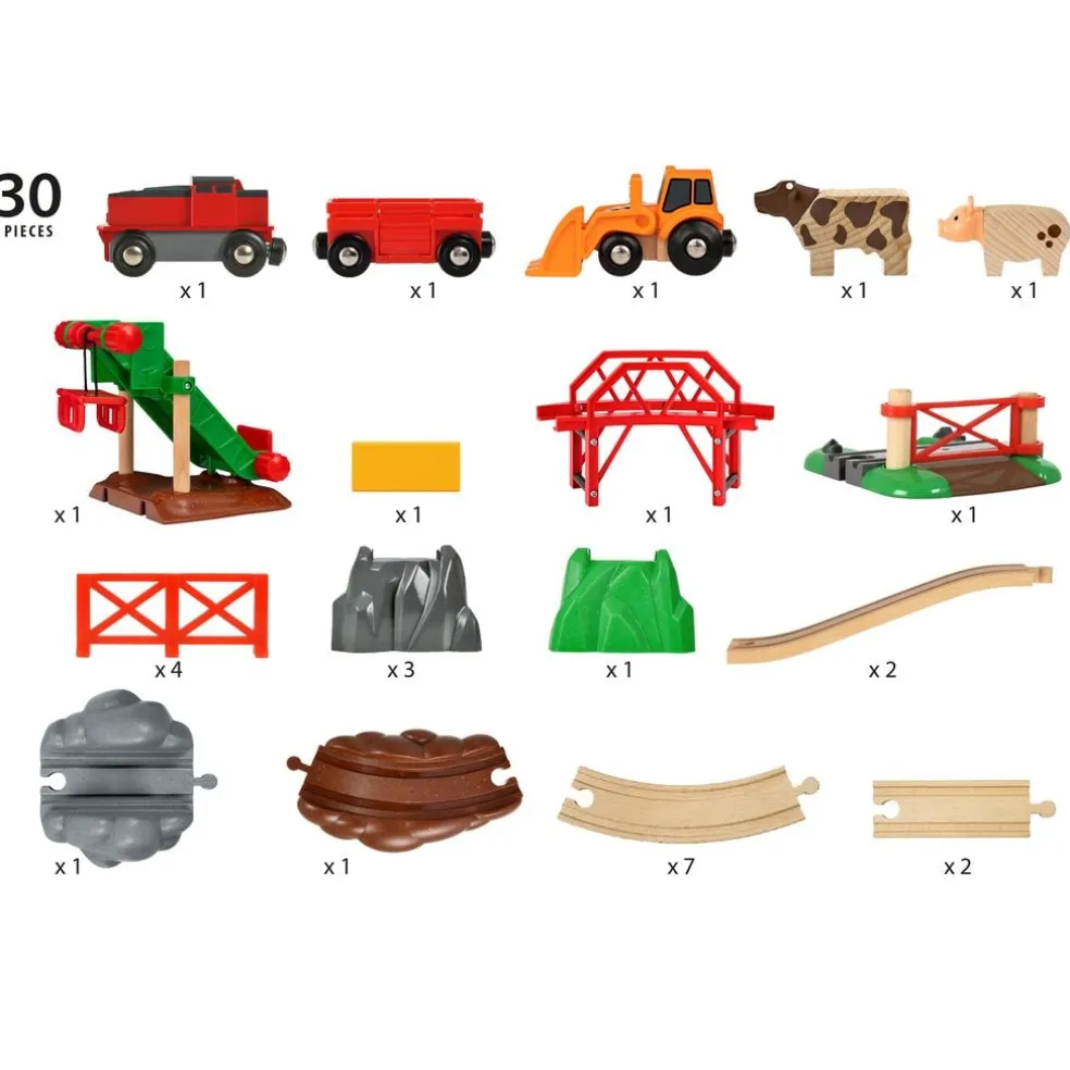 BRIO® World - 33984 Animal Farm Set