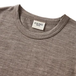 Canberra Baselayer-topp I Ull Light Brown Melange