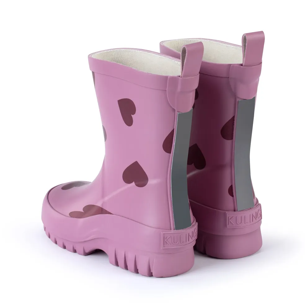 Caracas Gummistövlar Mauve Hearts