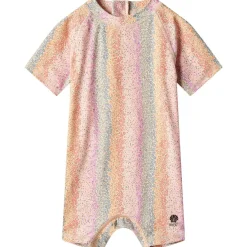 Cas Mönstrad UV-Dräkt Rainbow Flowers