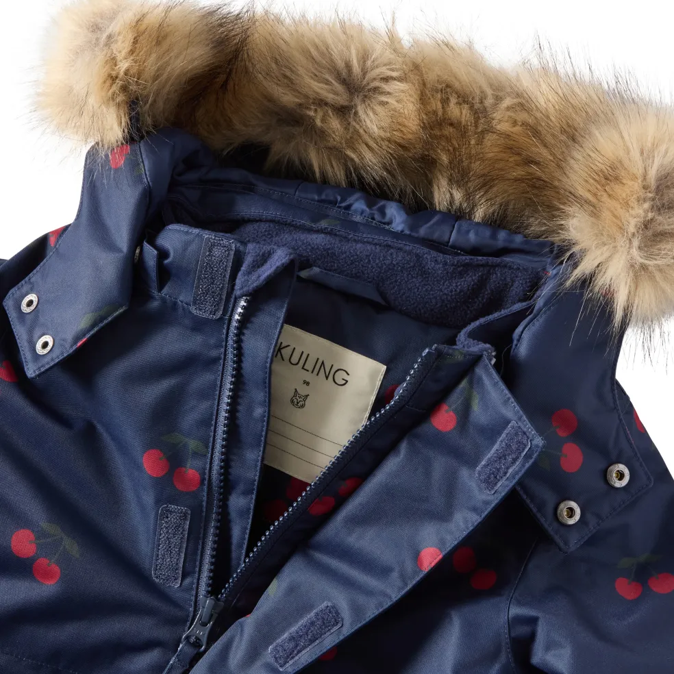 Chamonix Vinteroverall Navy Cherry