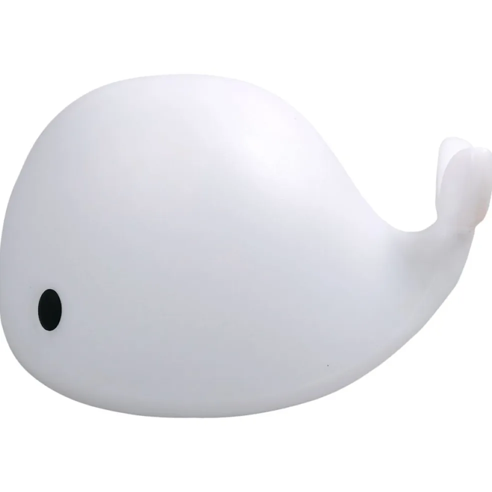 Christian Whale 30 cm LED Nattlampa Vit