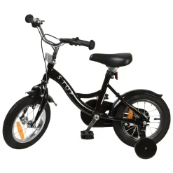 12" Classic Cykel Svart