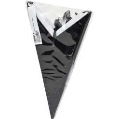60cm Sammets Julstjärna Svart