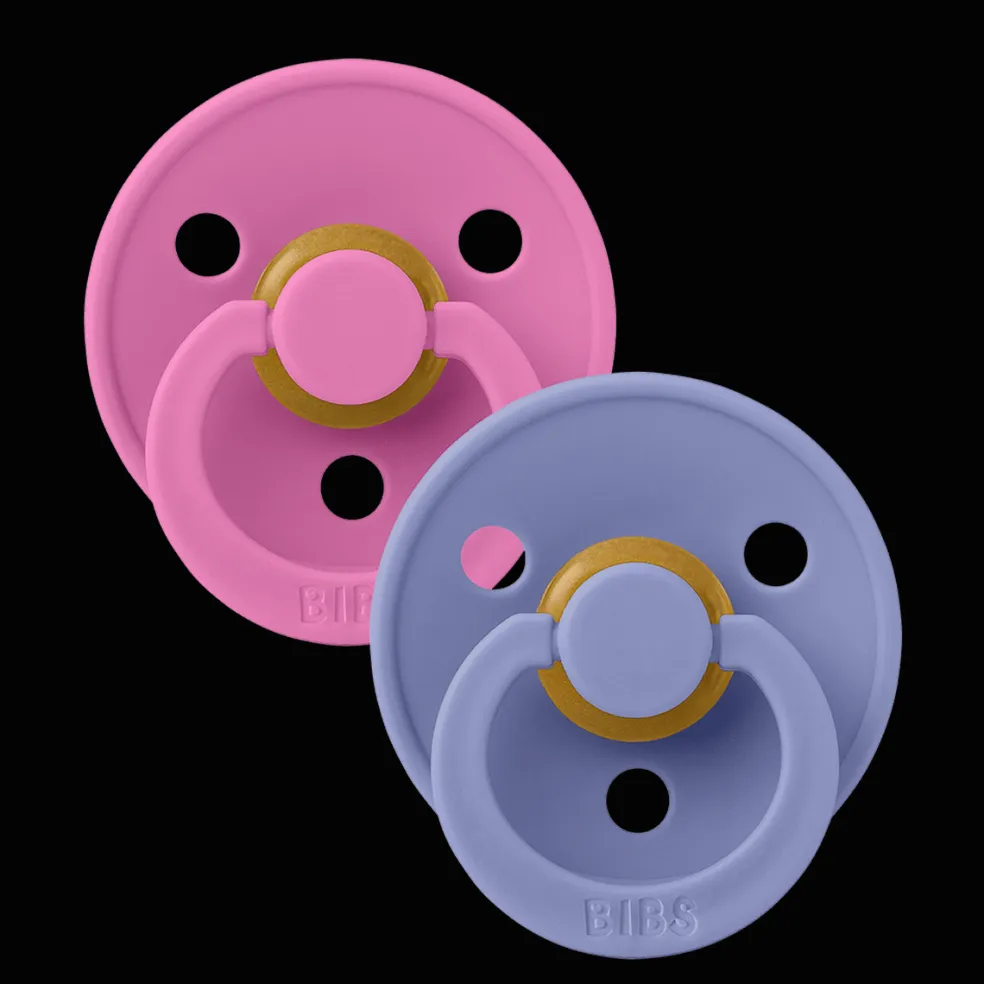 Colour 2-pack Runda Latexnappar Bubbelgum Peri