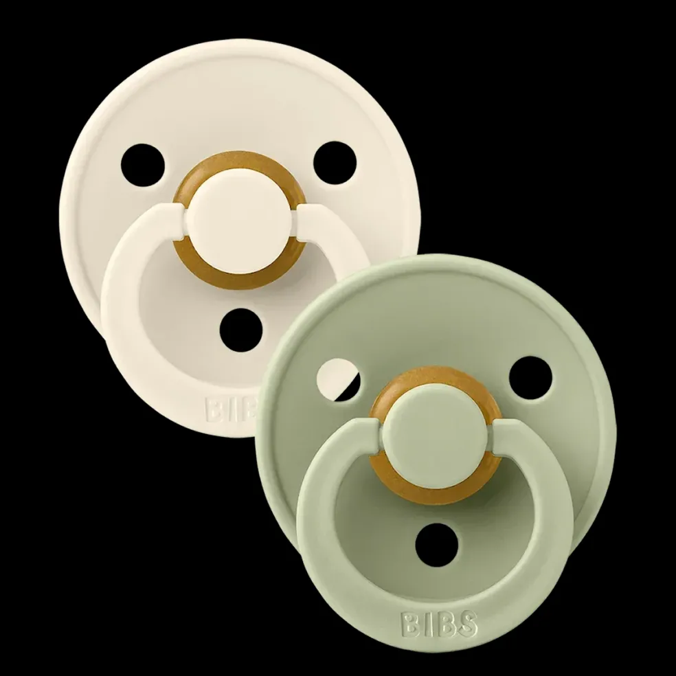 Colour 2-pack Runda Latexnappar Ivory Sage