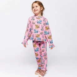 Dabinett With Robot Pets Leggings Pink Lilac