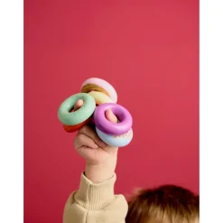 Doughnuts I Trä Multi/ Pink