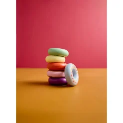 Doughnuts I Trä Multi/ Pink