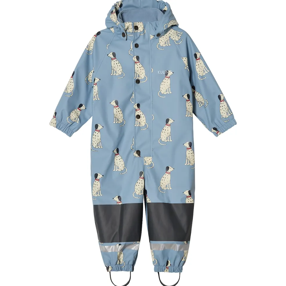 Douglas Fodrad Regnoverall Dove Blue Dalmatian
