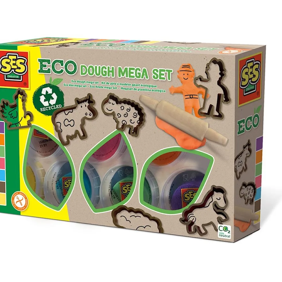 Eco modellera Megaset (7x90g med redskap)