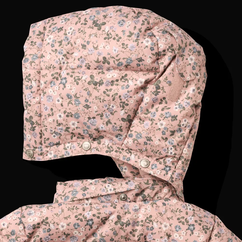 Eli Vadderad Jacka Rose Powder Flowers