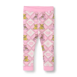 Elstar Leggings För Baby Med Nallebjörnar Rosa Lace
