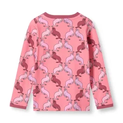 Elstar Långärmad Topp Med Sjölejon Rosa Mauve Rose