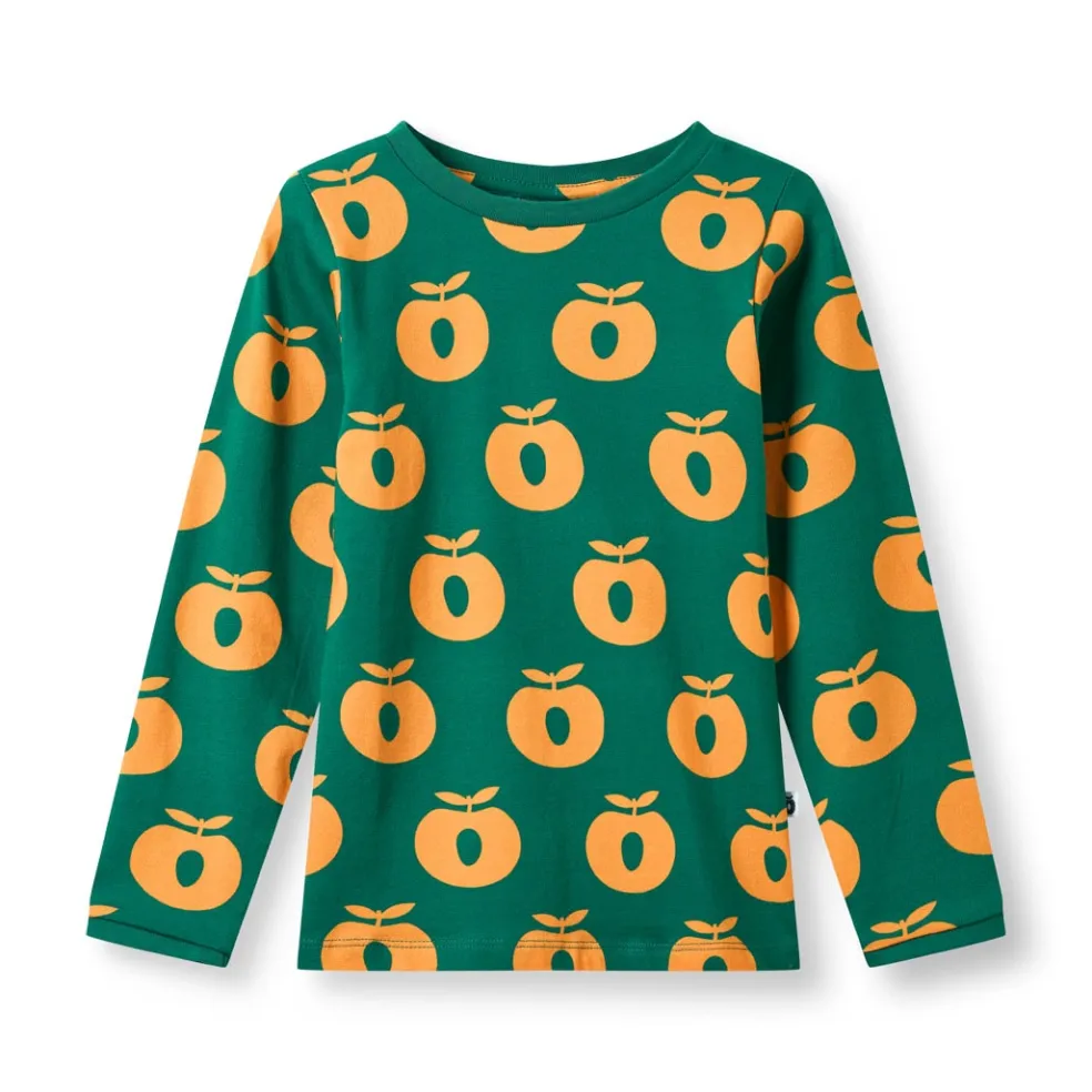 Elstar Long-Sleeved Top with Apples Cedar tree