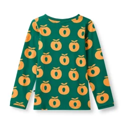 Elstar Long-Sleeved Top with Apples Cedar tree
